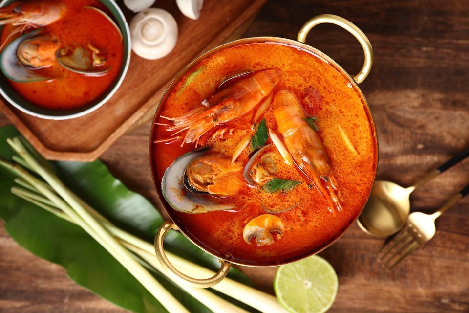 冬阴功海鲜汤图片