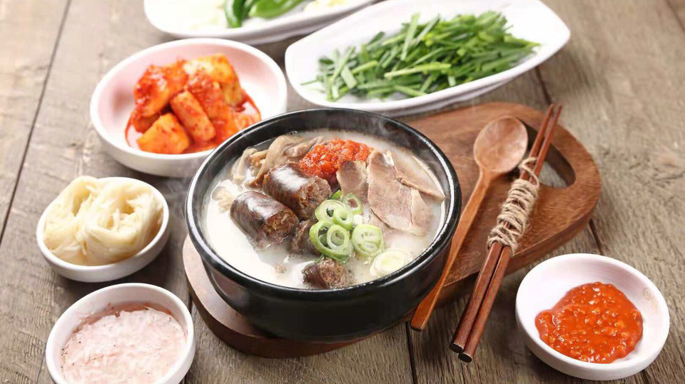 米肠汤饭套餐图片