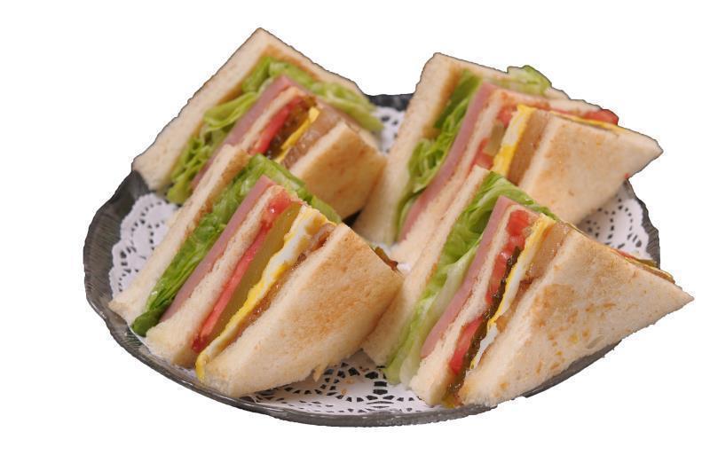 公司三文治图片