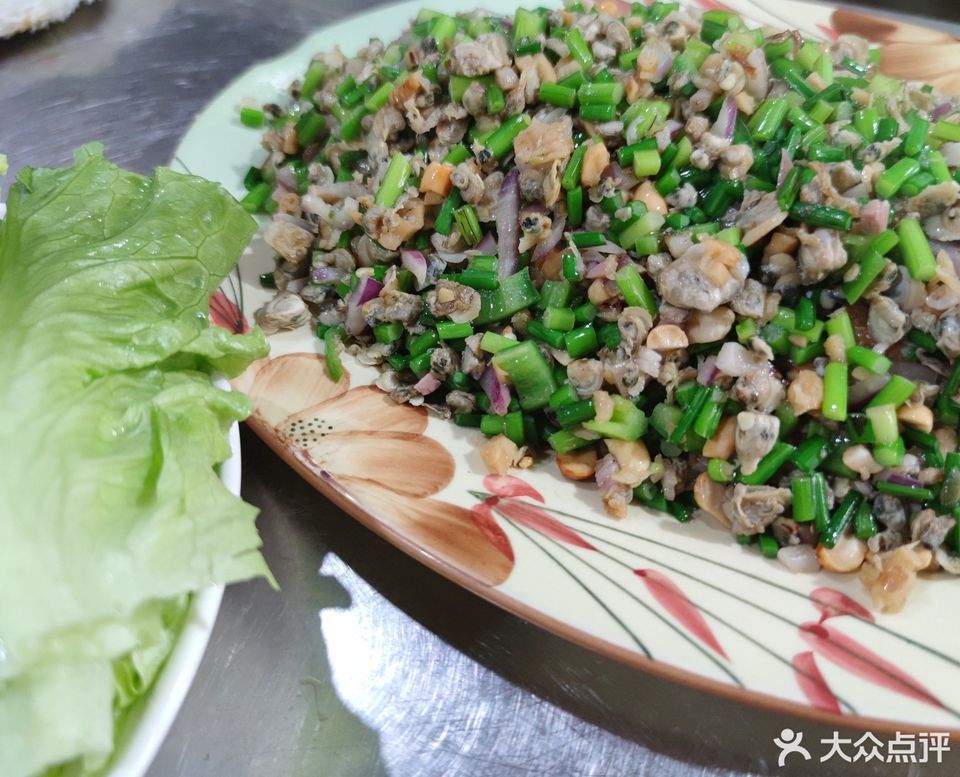 蚬肉生菜包图片