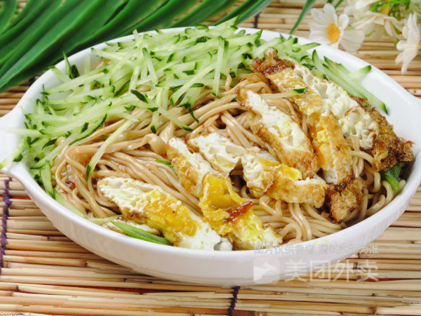 鸡蛋凉面图片