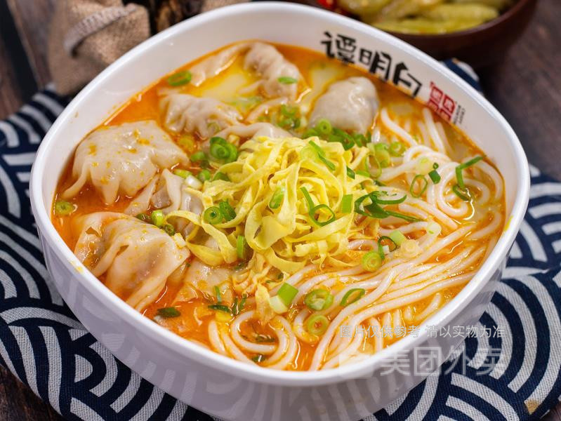 酸辣金汤云吞粉图片