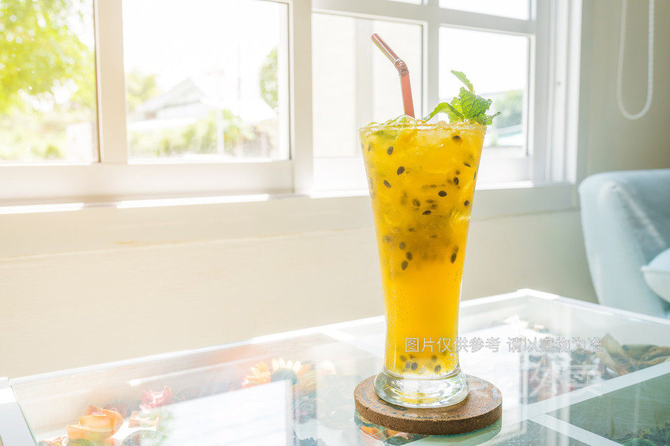 百香果炒冰图片