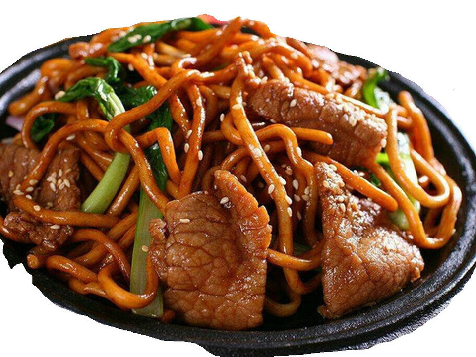 牛肉炒面图片
