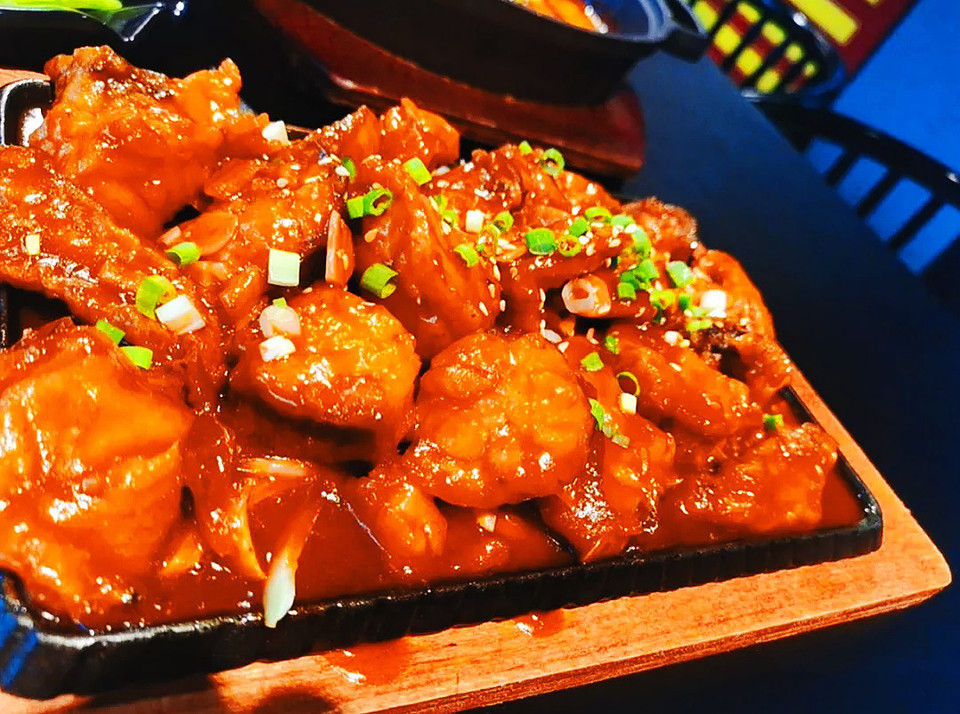 铁板明太鱼图片