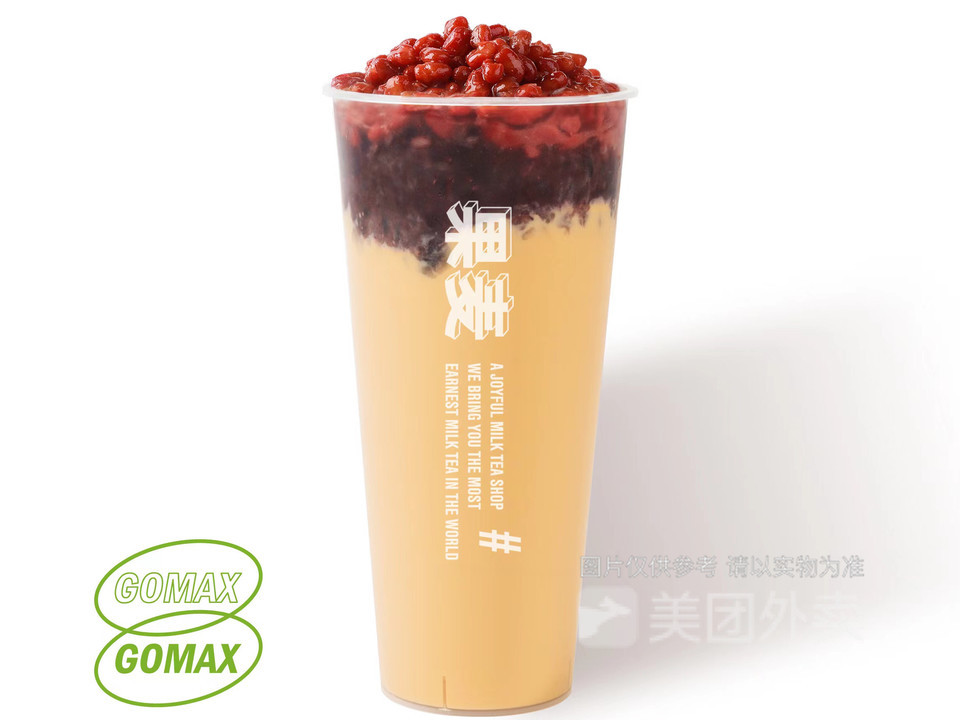 红豆血糯米奶茶图片