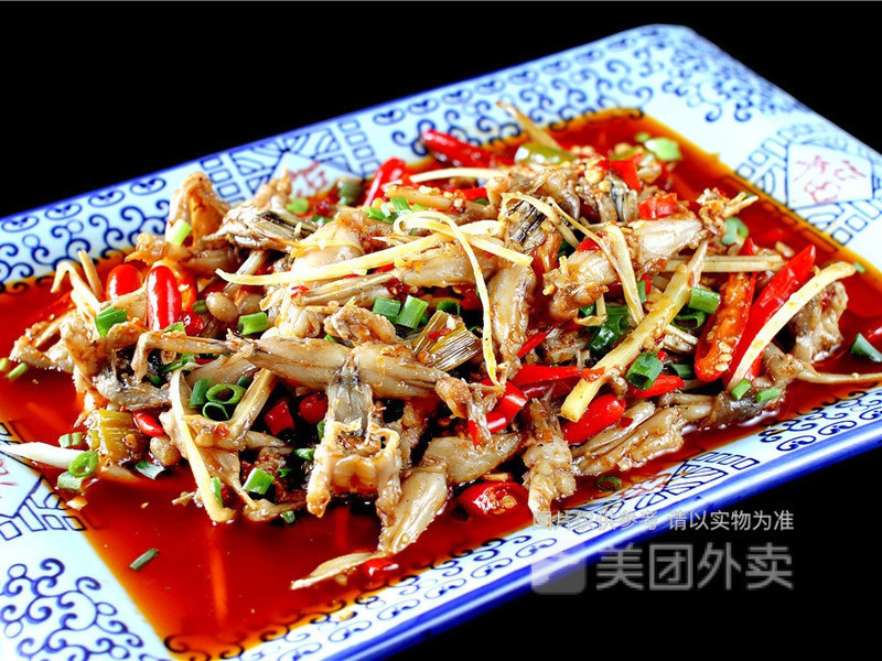 红烧仔姜田鸡图片