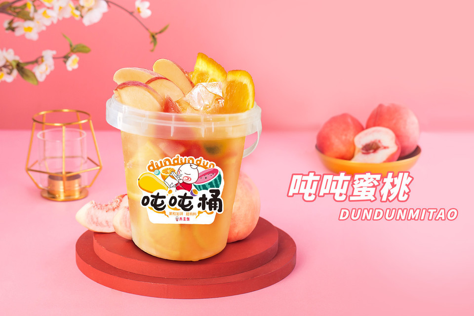 吨吨蜜桃(超大桶)图片