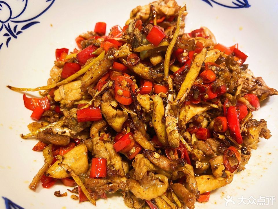 茶油老姜炒鸡图片