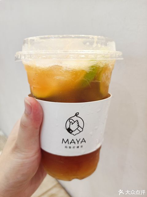 手打泰红柠檬茶图片