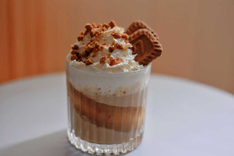 比利时饼干奶茶图片