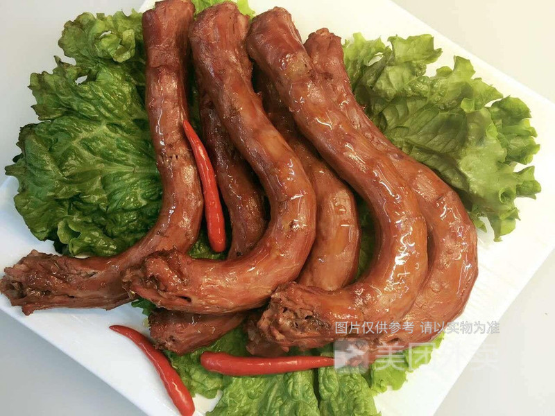 秘制卤鸭脖图片
