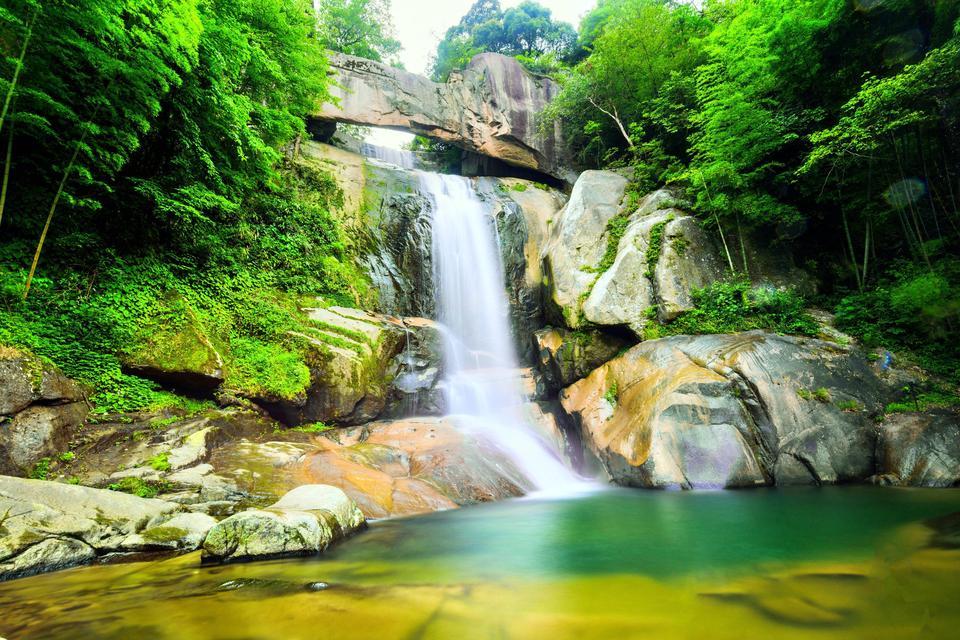 天台山景区石梁景区