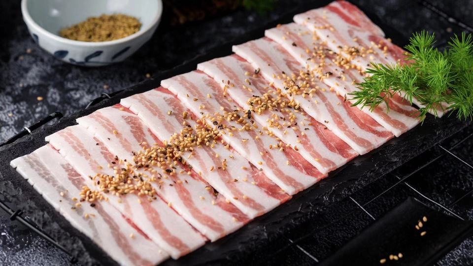 薄切猪五花图片