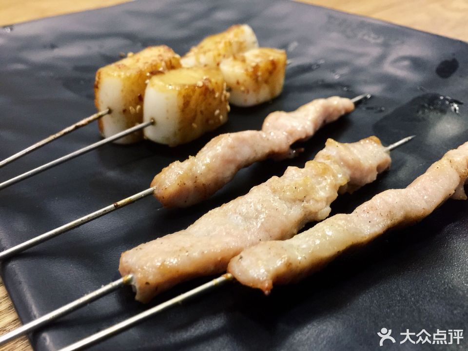 日式盐烤松板肉图片