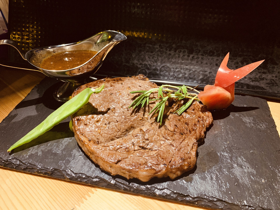 澳洲谷饲肉眼牛排图片