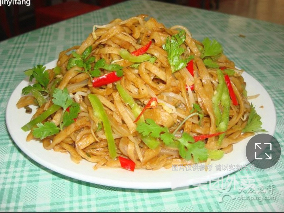 鸭肠炒饼图片