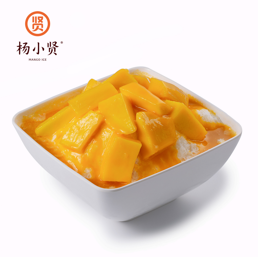 芒果牛奶绵绵冰图片