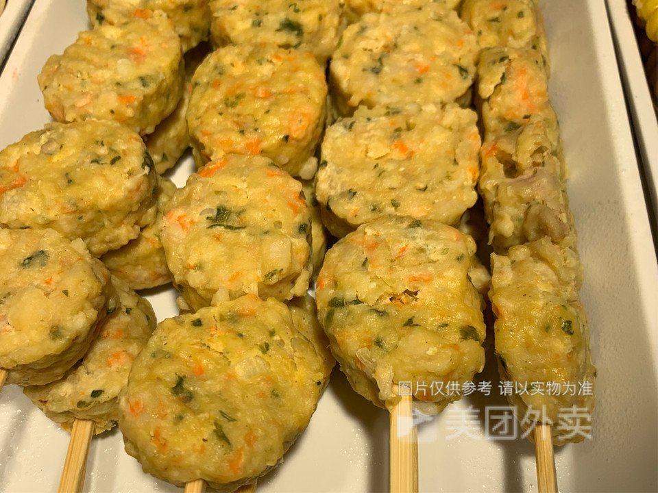 鸡肉汉堡串图片