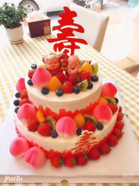 过寿系列蛋糕图片