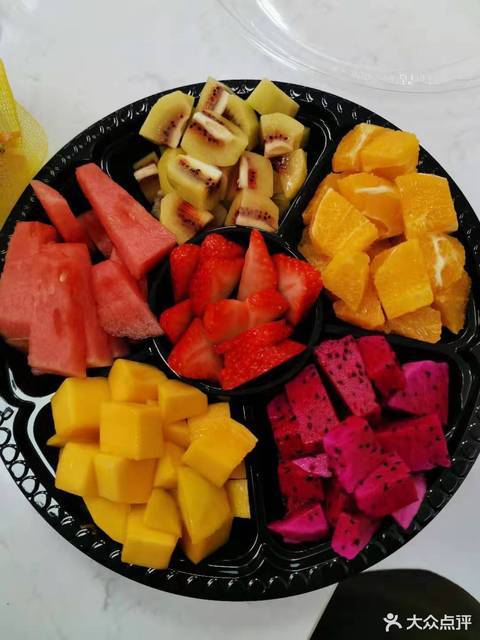 豪华六拼水果拼盘图片