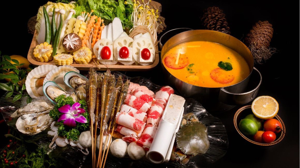 泰式海鲜火锅马德里菠萝饭推荐菜:泰香柠(北门店)位于遂宁市船山区