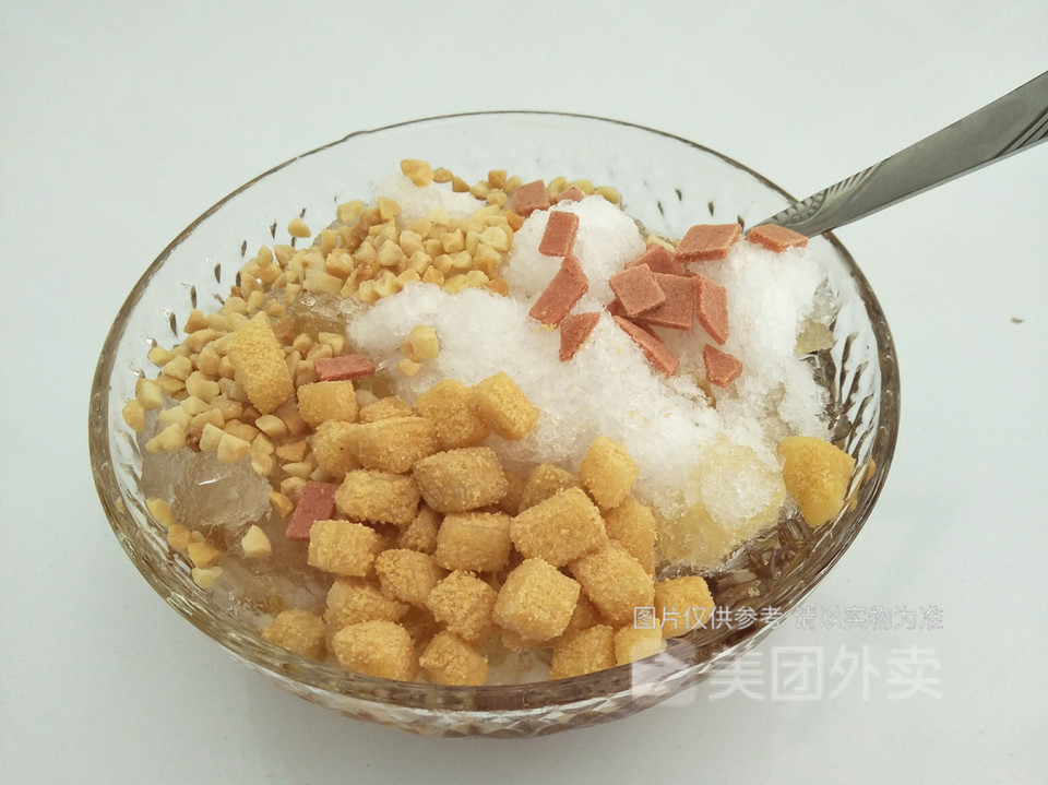 糍粑红豆冰粉图片