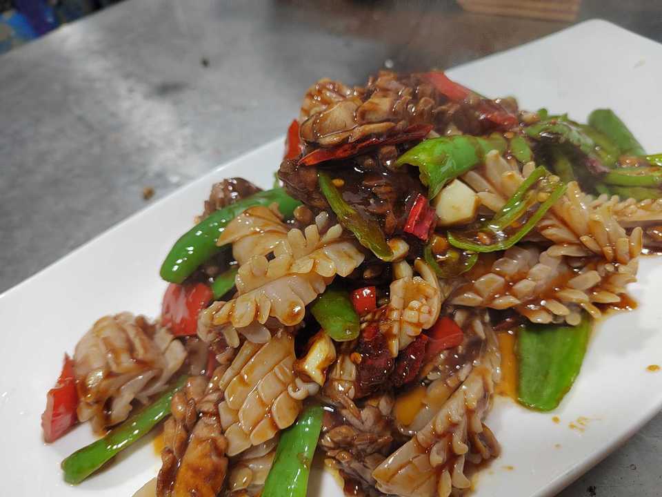 鱿鱼爆腰花图片