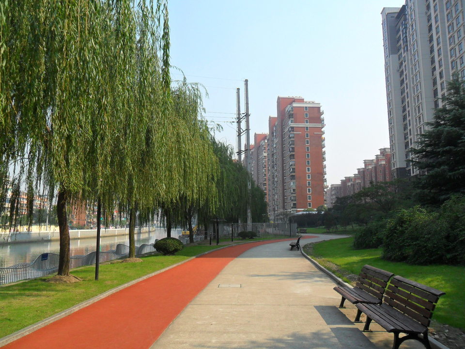 虹桥河滨公园图片