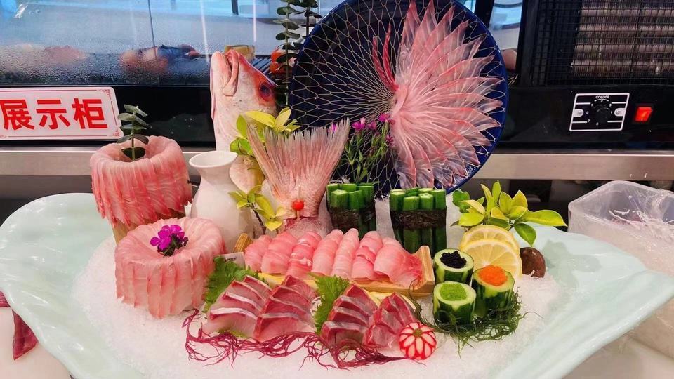 将军甲刺身拼盘图片