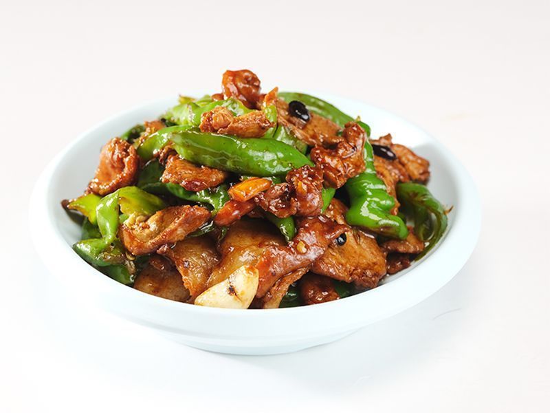 辣椒炒肉图片
