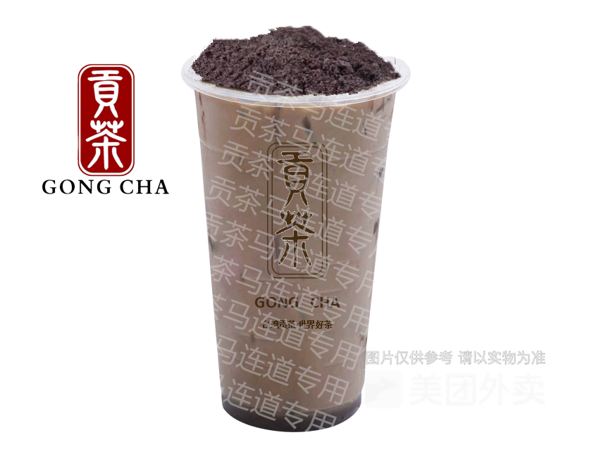 奥利奥巧克力奶茶图片