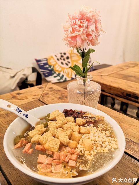 红糖糍粑冰粉图片