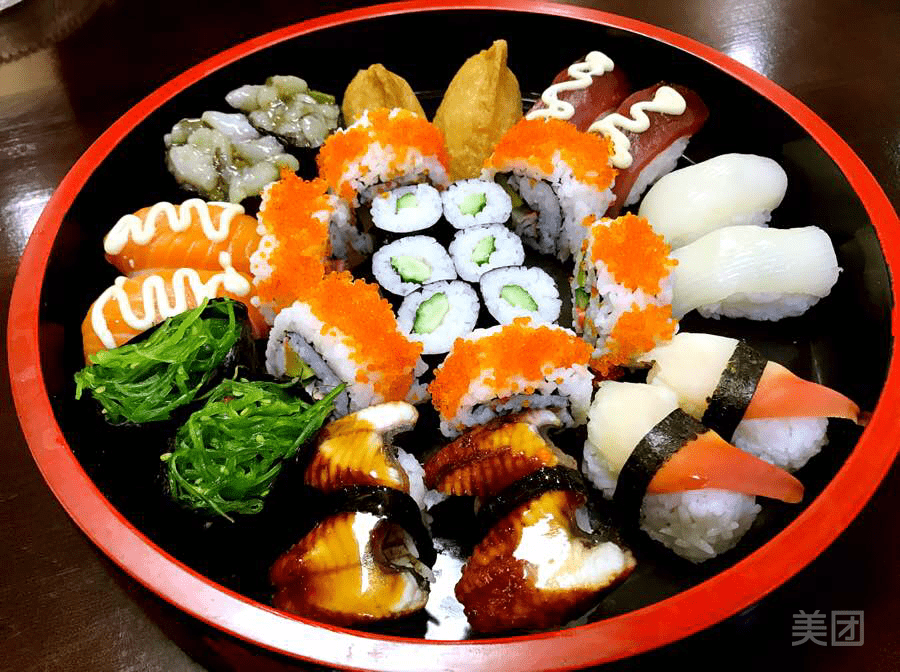 什锦寿司大拼盘图片