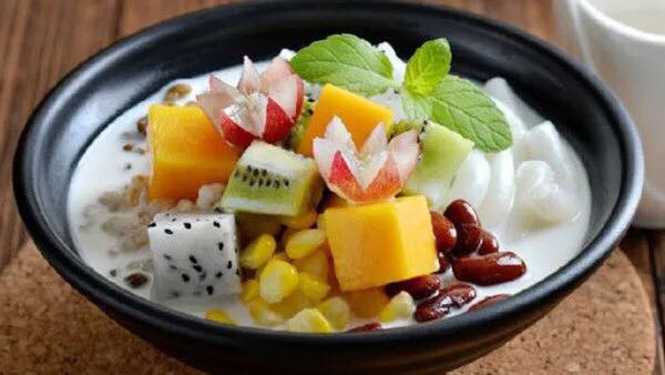 海南椰奶清补凉图片