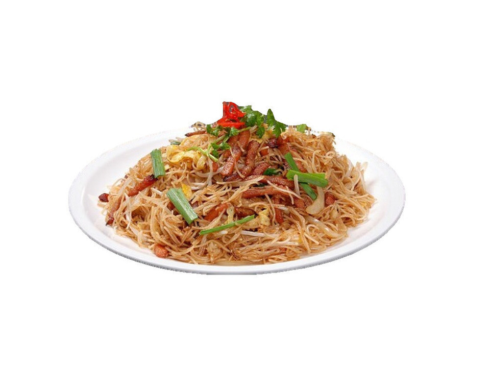 香肠炒米线图片