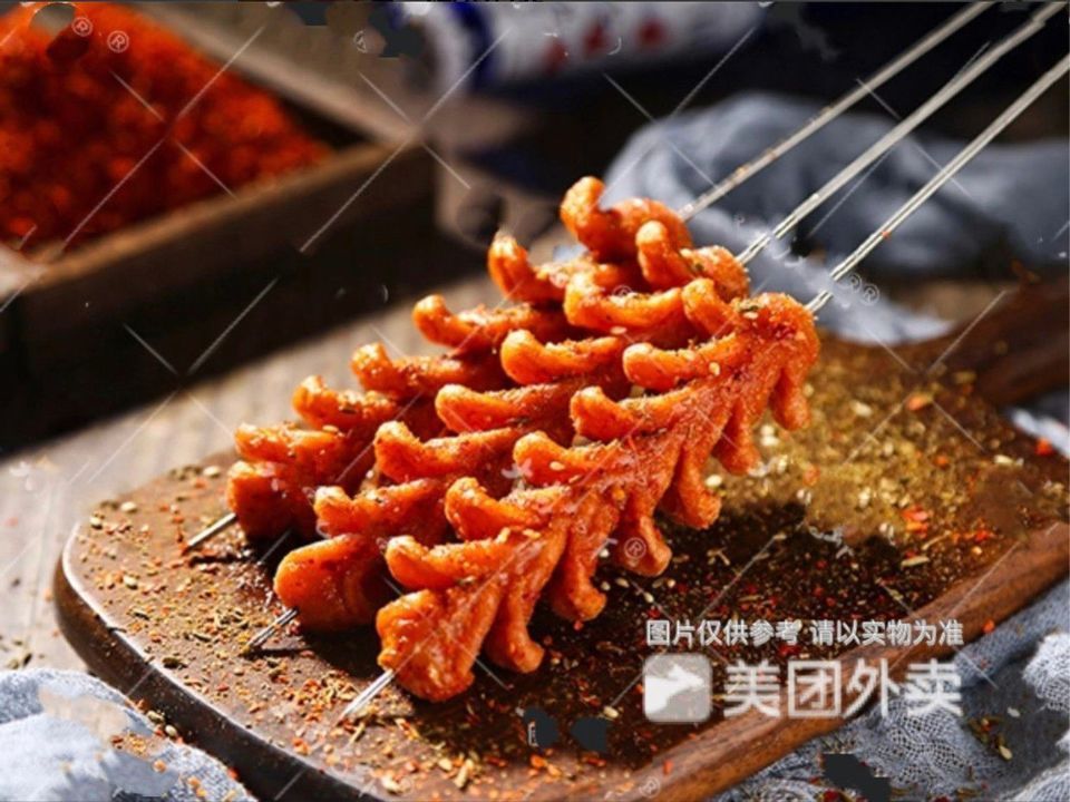 香辣烤热狗肠图片