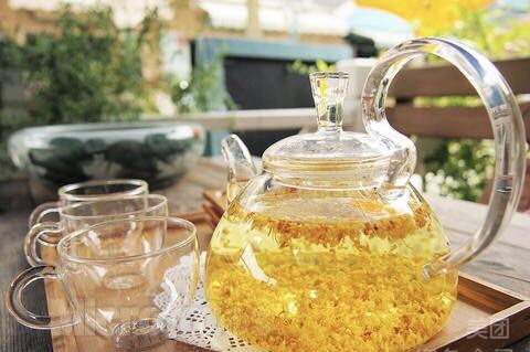 养生玫瑰枸杞桂花茶图片