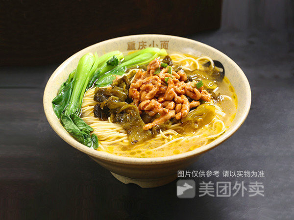 咸菜肉丝面图片