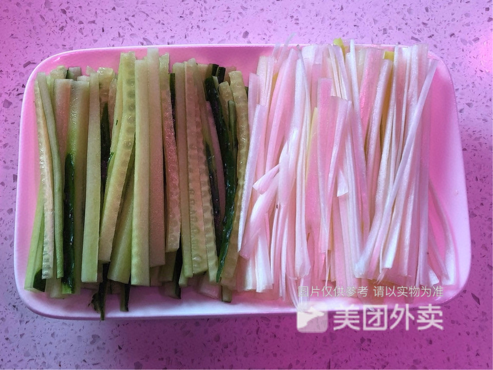 葱丝黄瓜丝图片