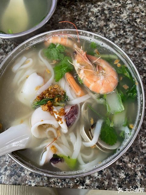 海鲜圆粉汤图片