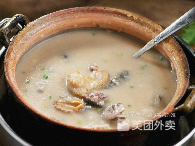 鲍鱼生鱼粥图片
