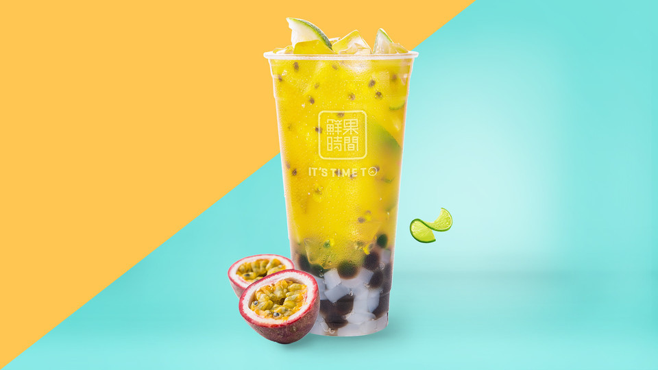 黑珍珠奶茶酷乐鲜柠推荐菜:鲜果时间(凯德店)位于呼和浩特市赛罕区