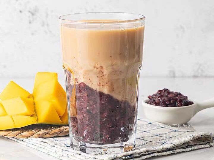 元气紫米奶茶图片