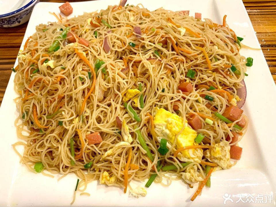 三丝炒米粉图片