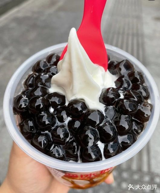 黑糖珍珠大圣代图片