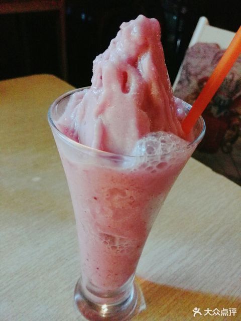 蔓越莓冰沙图片