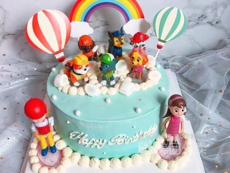 汪汪队蛋糕图片