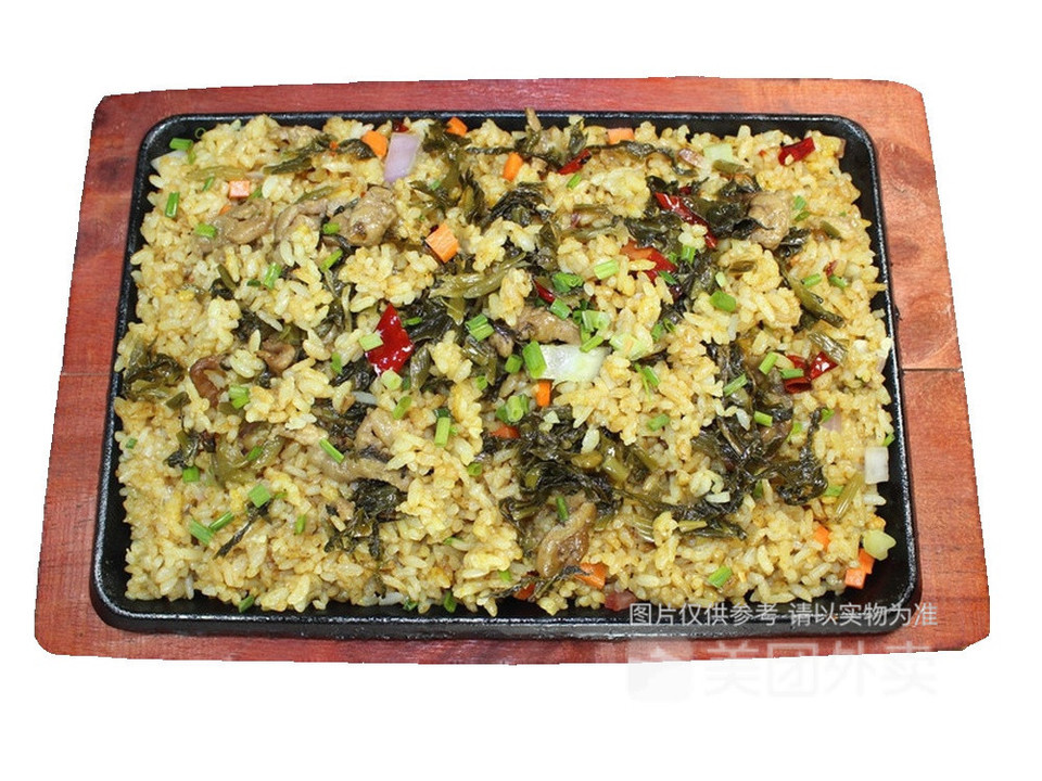 雪菜肉丝炒饭图片