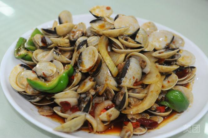 辣炒海白螺图片